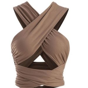 Cotton Candy LA Wrap Halter Top